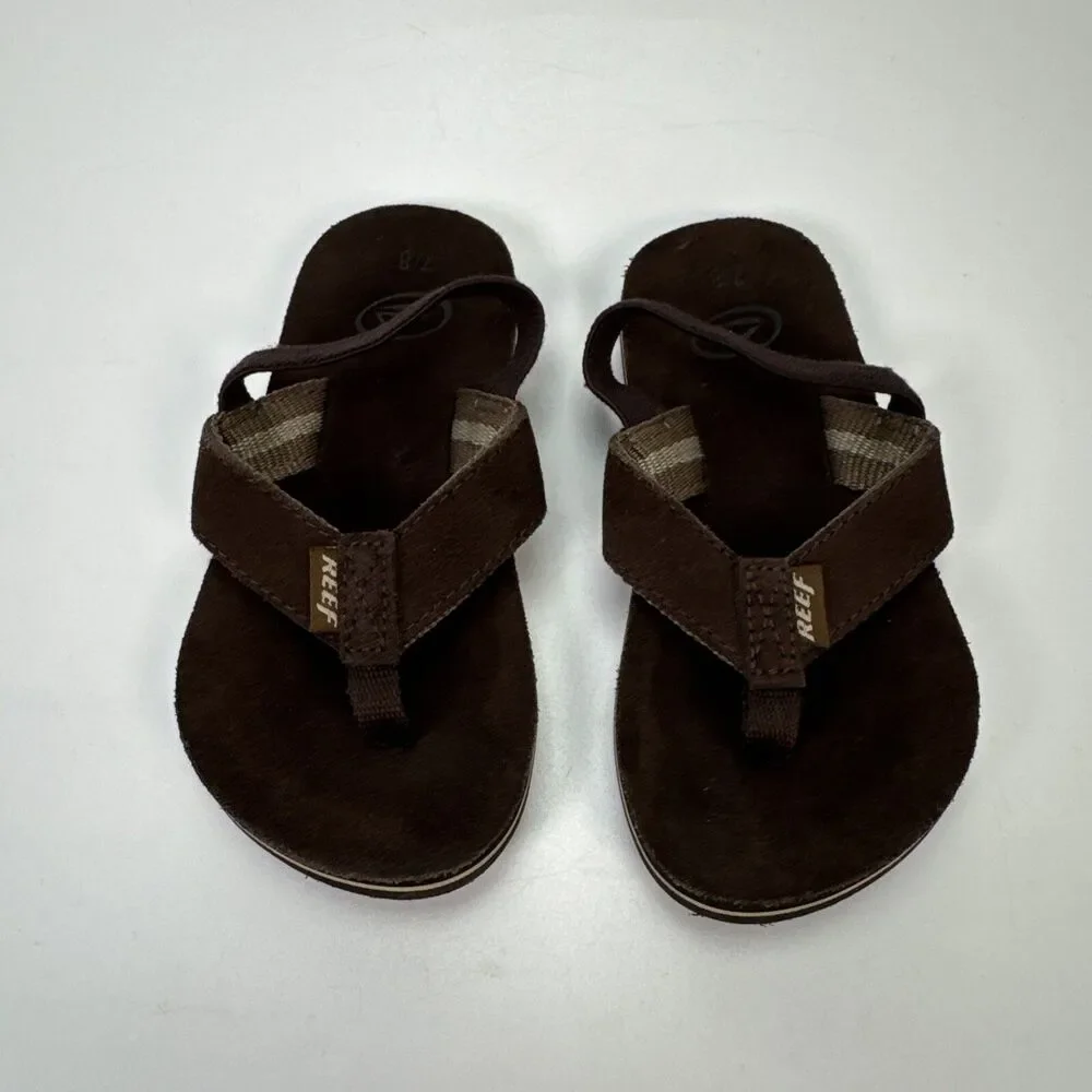 Reef Toddler Brown Flip Flop Sandles Sz 7/8